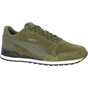 Puma ST Runner V2 SD suéde sneakers kaki/grijsblauw online kopen