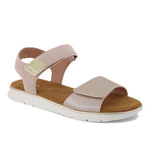 Image of Geox Dandra Damen Flache Sandalette Beige bei OchsnerShoes.ch