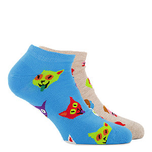 Image of Happy Socks Dog & Cat Sneaker Socken 36-40,41-46