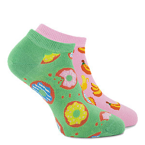 Image of Happy Socks Snack Damen Sneaker Socken 36-40