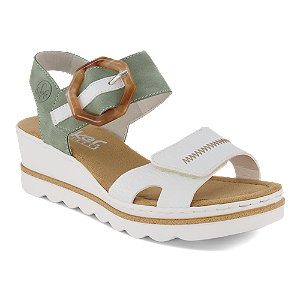 Image of Rieker Damen Hohe Sandalette Weiss bei OchsnerShoes.ch