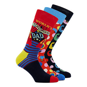 Image of Happy Socks Father´s Day Geschenkbox Herren Socken 41-46