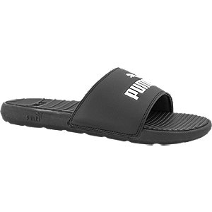Puma cool cat slippers zwart/wit heren online kopen