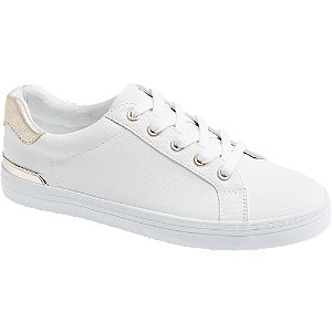 Witte sneaker metallic Graceland