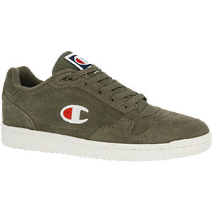 Olijfgroene New York Suede Men Low Champion