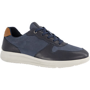 Blauwe leren sneaker Gallus