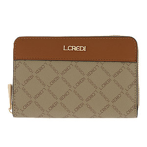 L.Credi Filiberta 2 Damen Portemonnaie, braun