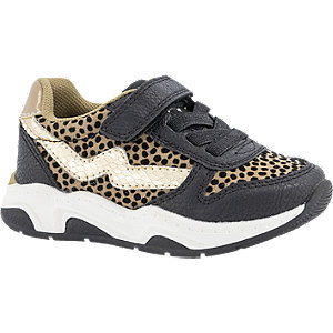 Zwart / beige sneaker stippen Cupcake Couture