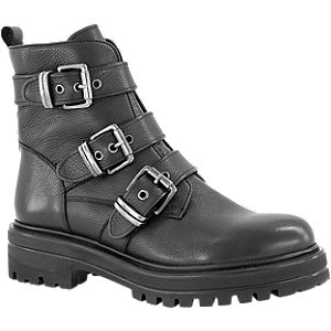Zwarte bikerboot gesp Oxmox