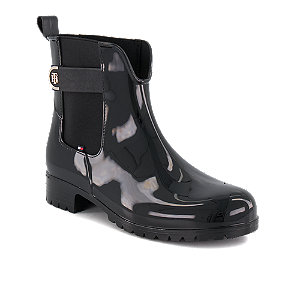 Image of Tommy Hilfiger Damen Chelsea Gummistiefel Schwarz bei OchsnerShoes.ch