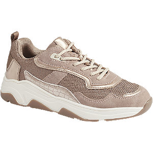 Oudroze chunky sneaker metallic Oxmox