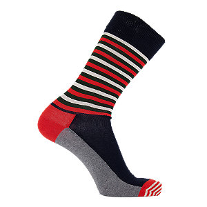 Image of Happy Socks Half Stripe Herren Socken 41-46