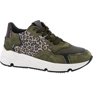 Groene suède sneaker Limelight girl