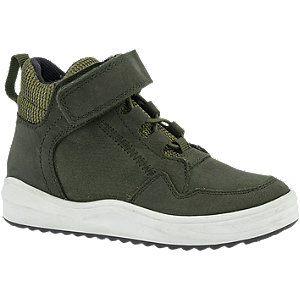 Groene leren sneaker Victory