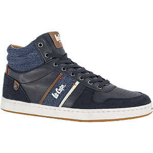 Blauwe halfhoge sneaker Fulham Lee Cooper