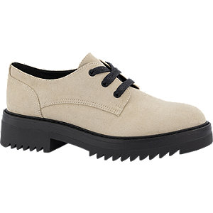 Beige dandy veterschoen grove zool Oxmox