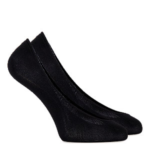 Pesaro  2er Pack Damen Füsslinge, schwarz
