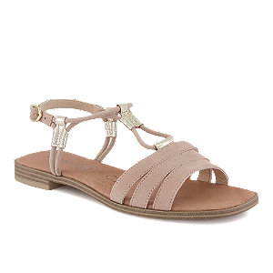 Image of Caprice Damen Flache Sandalette Beige bei OchsnerShoes.ch