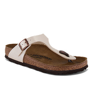 Birkenstock Gizeh Damen Zehentrenner Weiss, 41