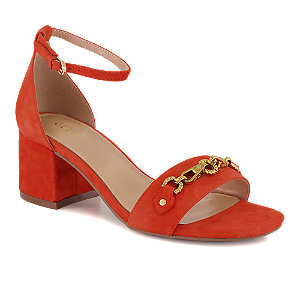 Image of Guess Sara Damen Hohe Sandalette Orange bei OchsnerShoes.ch