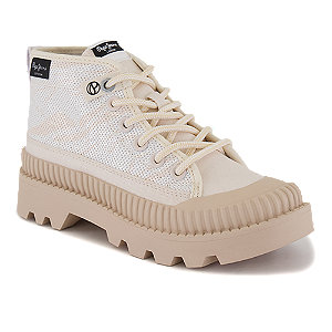 Image of Pepe Jeans Ascot Damen Sneaker Beige bei OchsnerShoes.ch