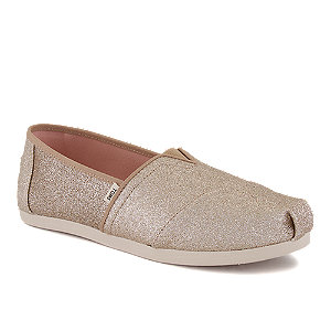 Image of Toms Glitter Damen Slipper Beige bei OchsnerShoes.ch