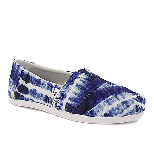 Image of Toms Batik Damen Slipper Blau bei OchsnerShoes.ch