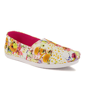 Image of Toms Print Damen Slipper Gelb bei OchsnerShoes.ch