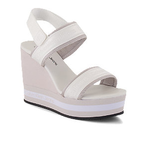 Image of Calvin Klein Damen Hohe Sandalette Weiss bei OchsnerShoes.ch