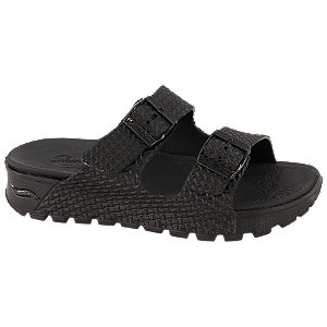 Image of Skechers Arch Fit Footsteps Damen Pantolette Schwarz bei OchsnerShoes.ch