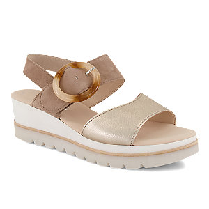 Image of Gabor Damen Hohe Sandalette Beige bei OchsnerShoes.ch