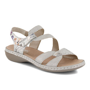 Image of Rieker Damen Hohe Sandalette Silber bei OchsnerShoes.ch