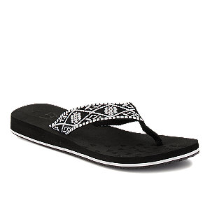 Beach Mountain Ethno Damen Flip Flop Schwarz, 41