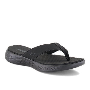 Image of Skechers 3 Point Damen Flip Flop Schwarz bei OchsnerShoes.ch