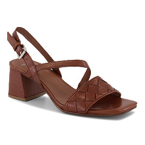 Image of Varese Mina Damen Hohe Sandalette Cognac bei OchsnerShoes.ch