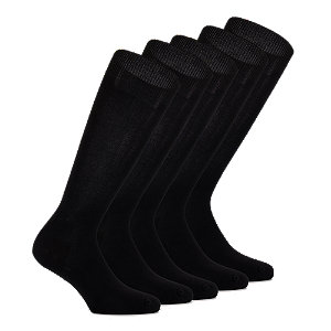 Varese Buisness 5er Pack Bambus Socken 35-38, schwarz
