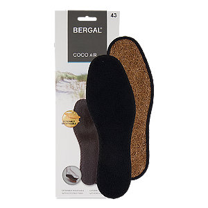 Bergal Coco Air Frotteesohle 39, schwarz