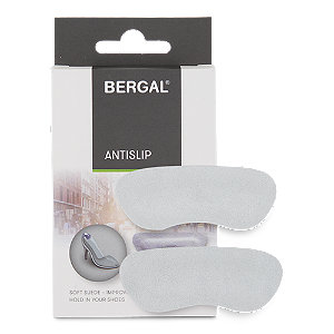 Bergal Fersenpolster Antislip, grau, one size