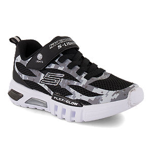 Image of Skechers Lights Flex Glow Jungen Sneaker Schwarz bei OchsnerShoes.ch