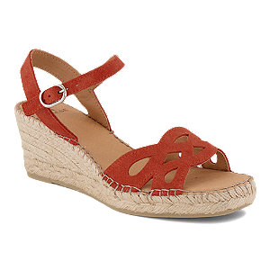 Image of Varese Carmen Damen Hohe Sandalette Orange bei OchsnerShoes.ch