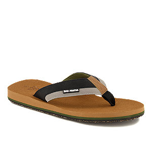 Beach Mountain Jute tongs hommes brun
