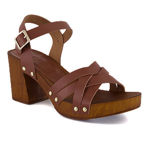 Image of Varese Damen Hohe Sandalette Cognac bei OchsnerShoes.ch