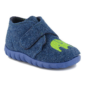 Image of Elefanten Fabian Jungen Hausschuh Blau bei OchsnerShoes.ch