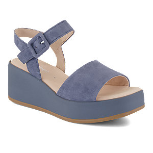 Image of Gabor Damen Hohe Sandalette Blau bei OchsnerShoes.ch