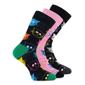 Image of Happy Socks Mixed Cat Damen Socken Geschenkbox 36-40 bei OchsnerShoes.ch