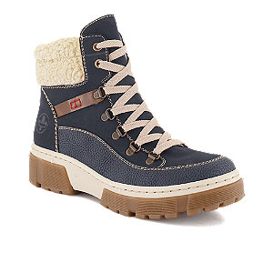 Rieker Damen Schnürboot Blau, 40