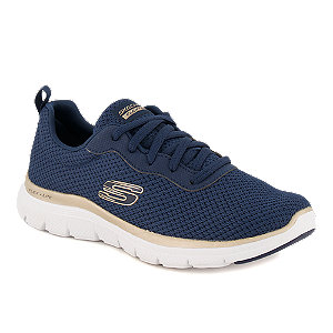 Skechers Flex Appeal Damen Sneaker Blau, 36