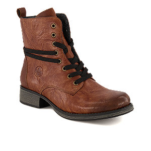 Rieker Damen Schnürboot Cognac, 40