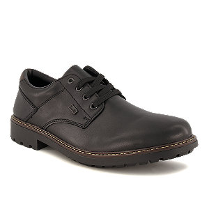 Rieker Herren Schnürschuh Schwarz, 45