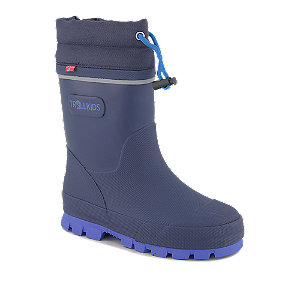 Trollkids Isfjord Jungen Gummistiefel Blau, 26